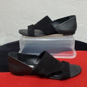 Tods Elegant Black Leather And Suede  Women's Shoes Size 37 Or 7